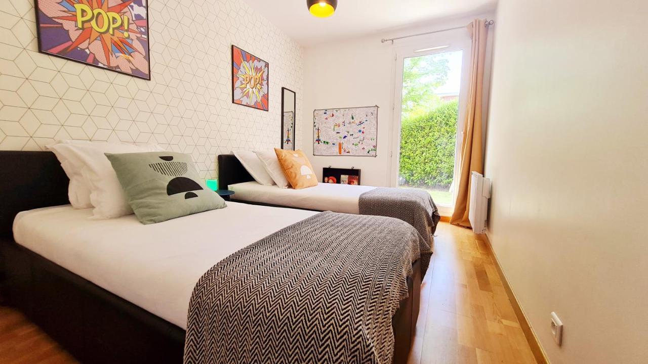 Happy Stay 5 Minutes To Disney - Free Wifi - Parking & Garden Montévrain Dış mekan fotoğraf